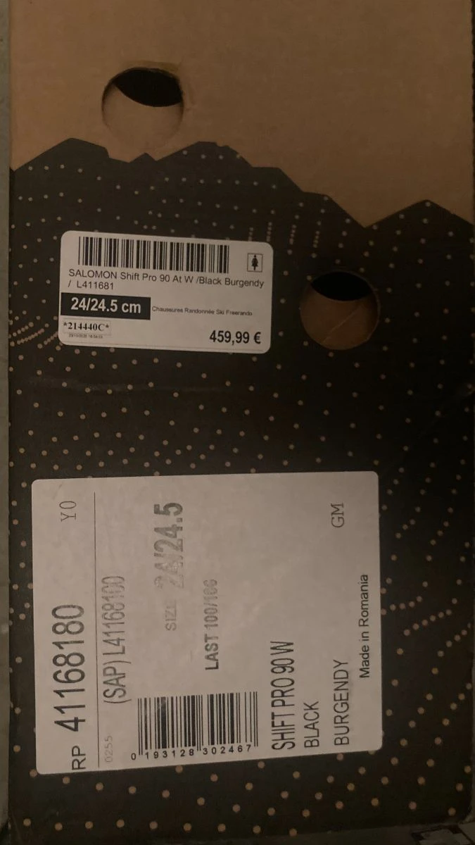 Salomon Shift Pro 90 W Burgendi 2 Salomon Shift Pro 90 W Burgendi – Image 2