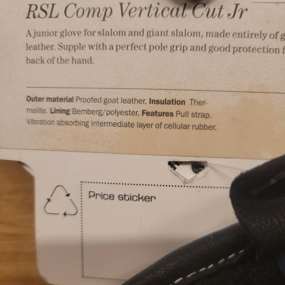 Hestra RSL Comp Vertical JR 3 Hestra RSL Comp Vertical JR – Image 3