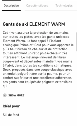 Odlo Element Warm -Camp Sider Soldes 4 41
